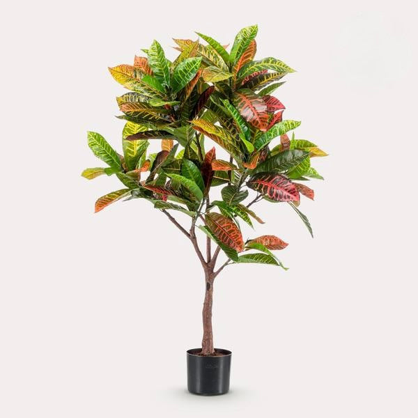 Kunstplant - Croton Codiaeum - Wonderstruik - 120 cm