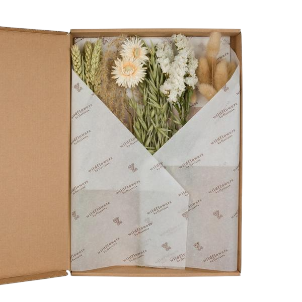 Droogbloemen - Flowers in Letterbox - Natural - 5 stuks - ↕30cm