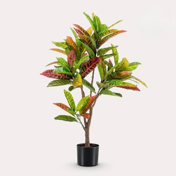 Kunstplant - Croton Codiaeum - Wonderstruik - 100 cm