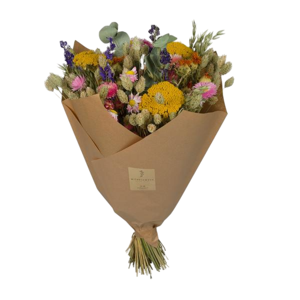 Droogbloemen - Classic Bouquet - Multi - 4 boeketten - ↕60cm