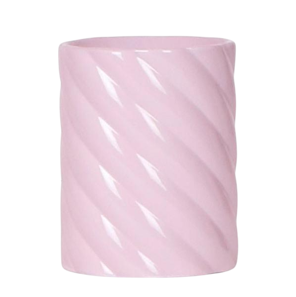 Candy sierpot | Hoog - Pink - ¯9cm