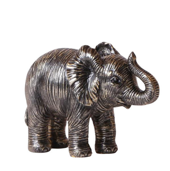 Ornament - Decoratie beeld Elephant - Black