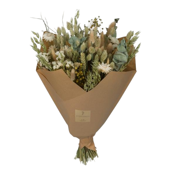 Droogbloemen - Classic Bouquet - Natural - 4 boeketten - ↕60cm