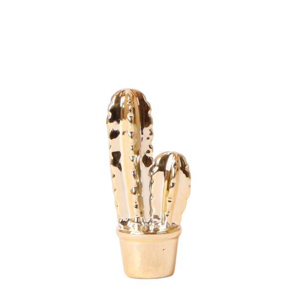 Ornament - Decoratie beeld Cactus - Gold