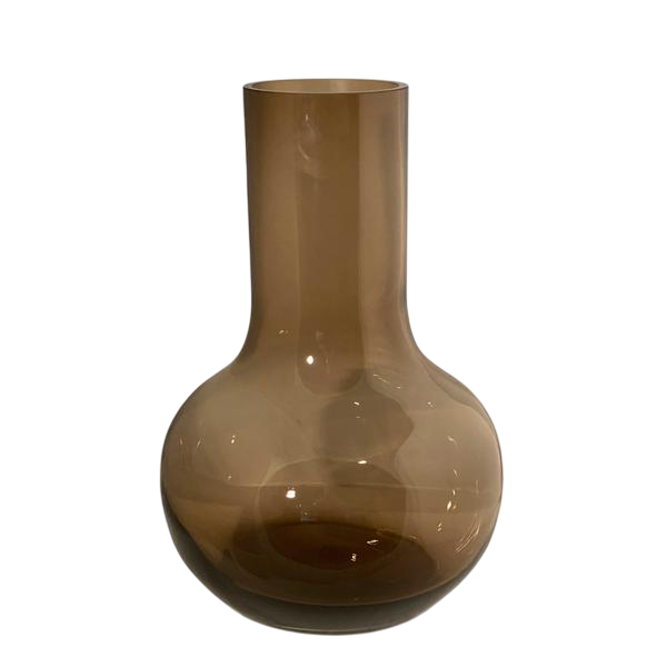 Vaas glas - S - H37 W25 - Seim - Taupe