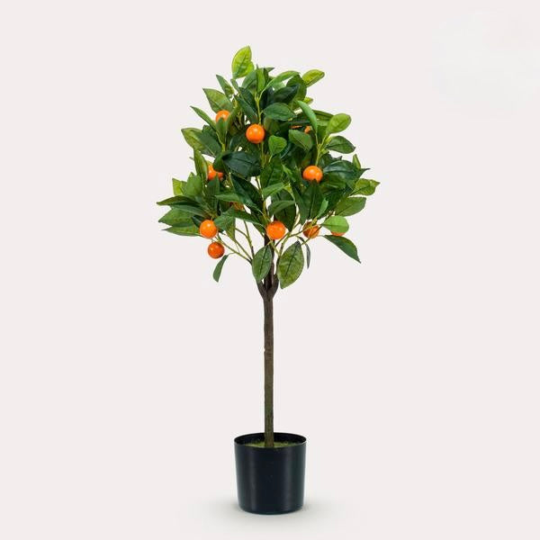 Kunstplant - Citrus Sinensis - Sinaasappelboom - 75 cm